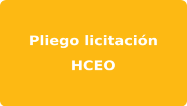 imagen de Pliego licitación HCEO
