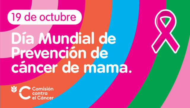 imagen de 19 de octubre. Día mundial de prevención de cáncer de mama.