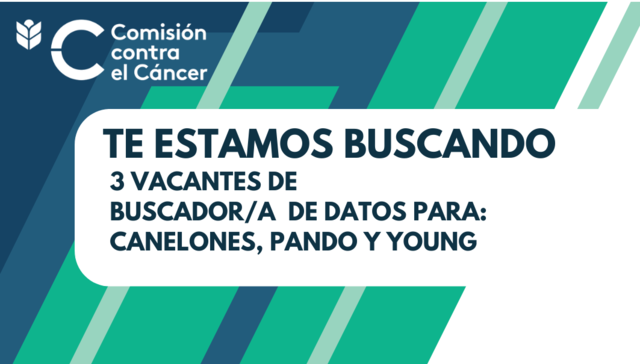 imagen de Llamado a cubrir 3 vacantes de Buscadores de Datos en el Registro Nacional de Cáncer para Canelones, Pando y Young
