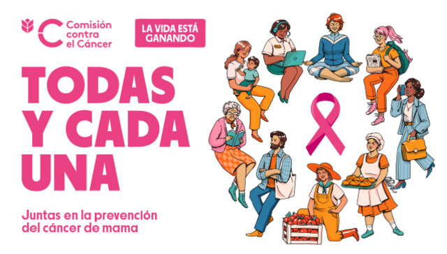 imagen de TODAS Y CADA UNA JUNTAS EN LA PREVENCIÓN DEL CÁNCER DE MAMA