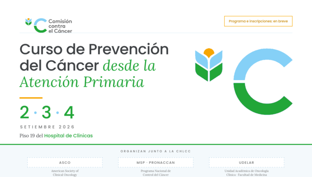 imagen de Curso de Prevención del Cáncer desde la Atención Primaria · Setiembre 2026